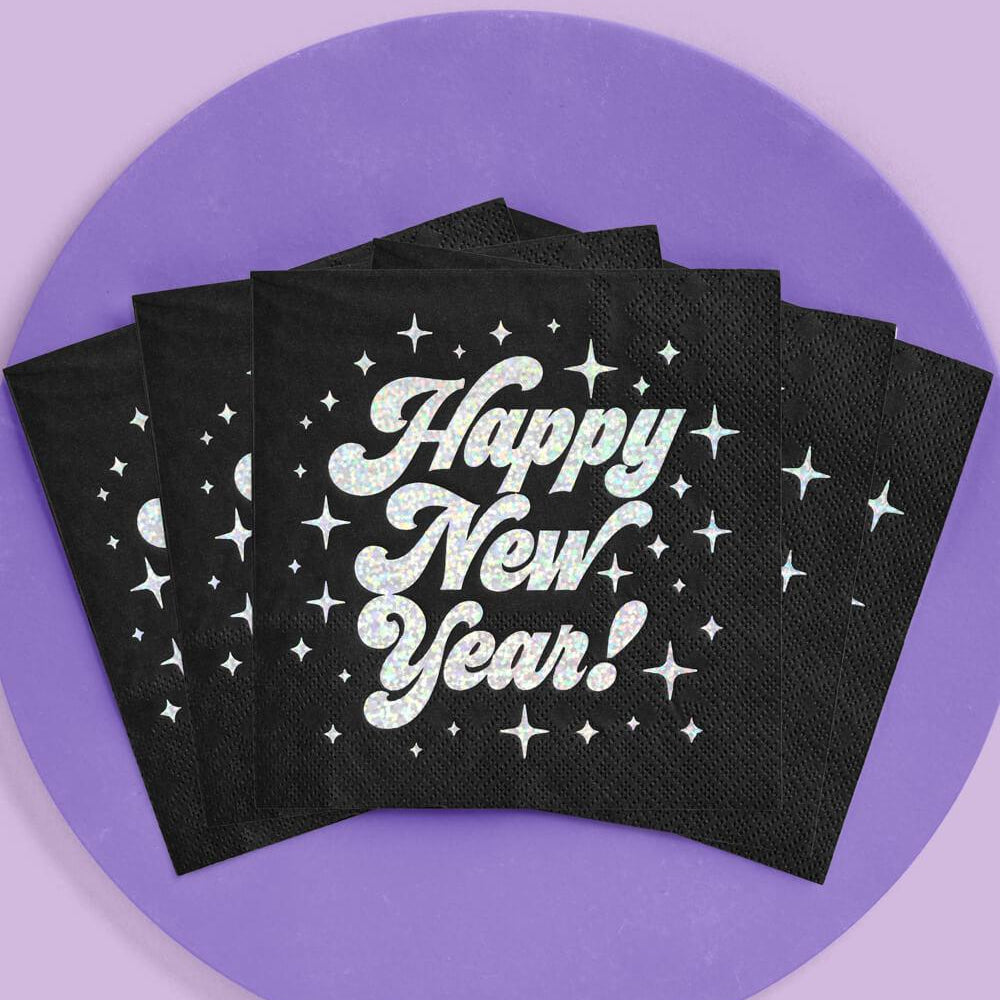 
                  
                    Happy New Year! Napkins - 50 foil napkins
                  
                