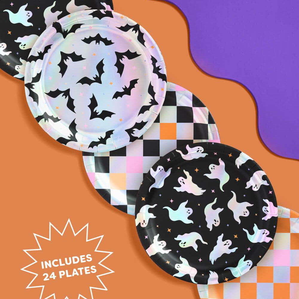 Halloween Plates - 24 paper plates