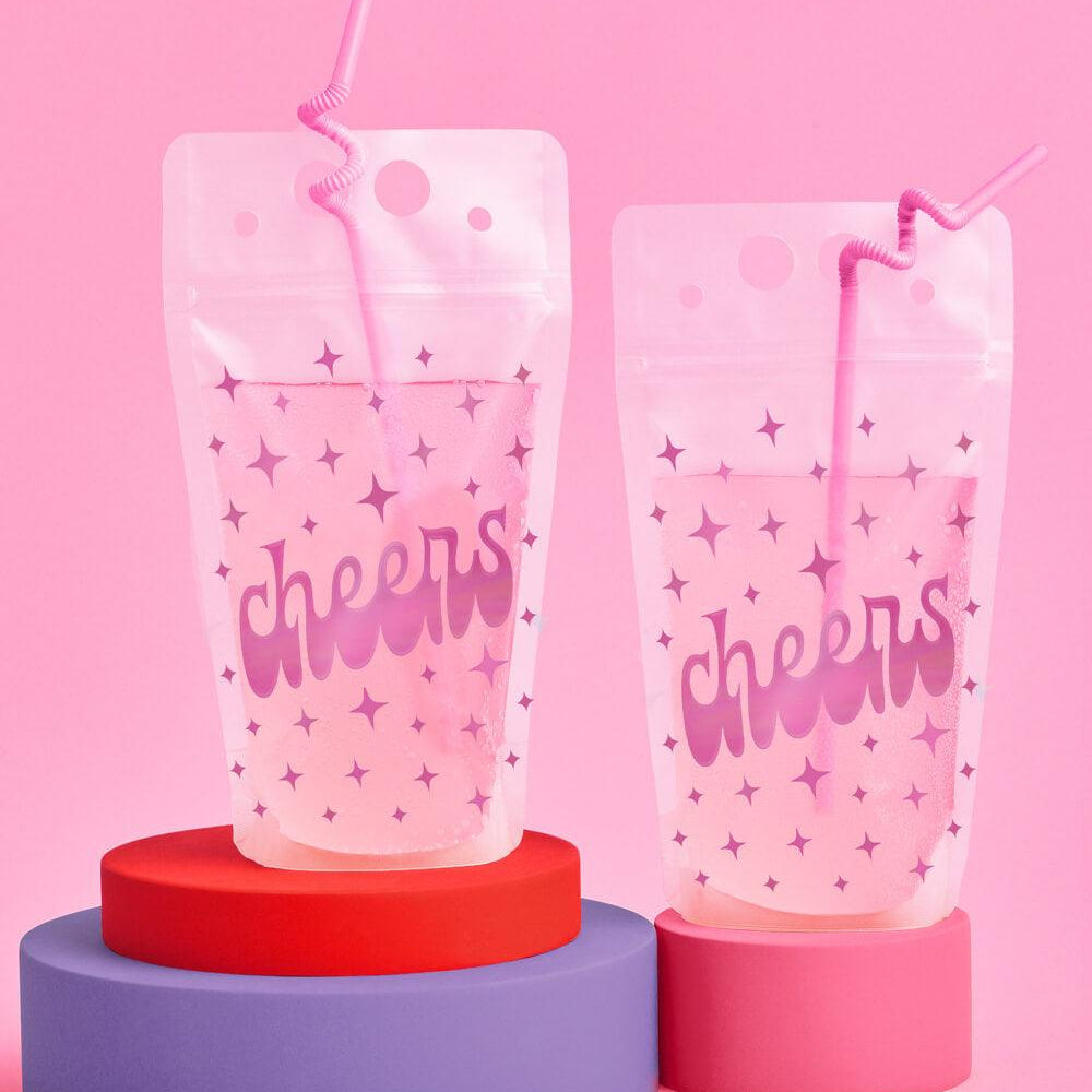 Cheers Sippers - 16 drink pouches