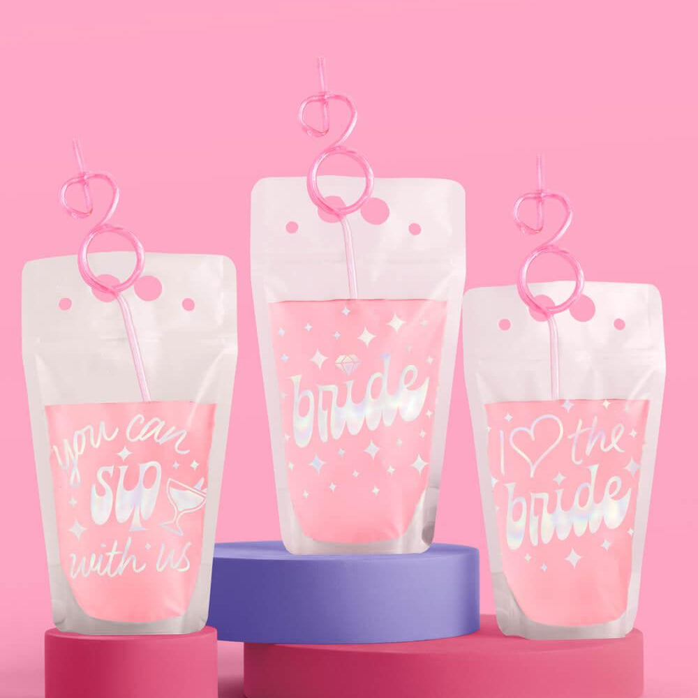 
                  
                    Bride's Besties Sippers - 15 pouches + straws
                  
                