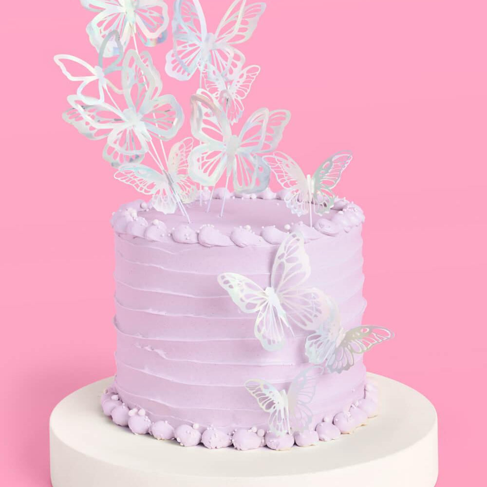 Butterfly Cake Topper - 3D foil cake topper