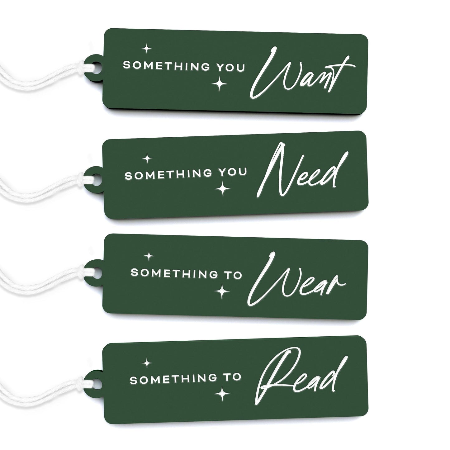 Something You Want, Need, To Wear, To Read Gift Tags | Amazing Pinatas 
