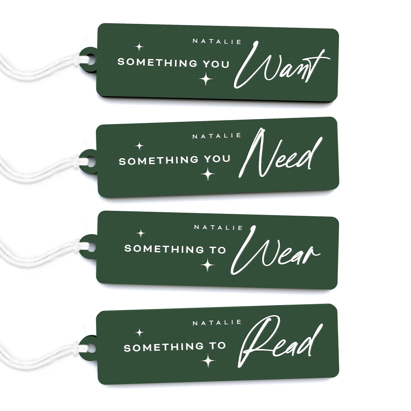 Something You Want, Need, To Wear, To Read Gift Tags | Amazing Pinatas 