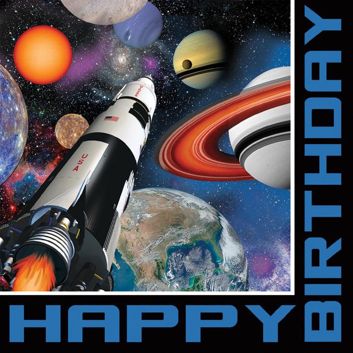 Space Blast Birthday Napkins, 16 ct | Amazing Pinatas 