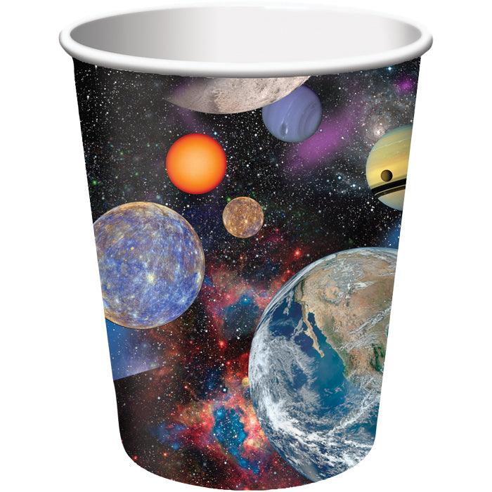 Space Blast Hot/Cold Paper Paper Cups 9 Oz., 8 ct | Amazing Pinatas 