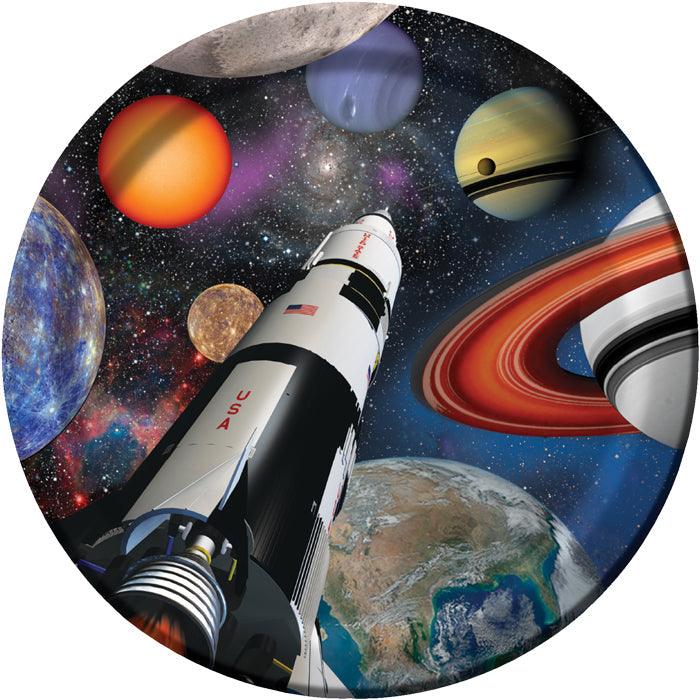 Space Blast Paper Plates, 8 ct | Amazing Pinatas 