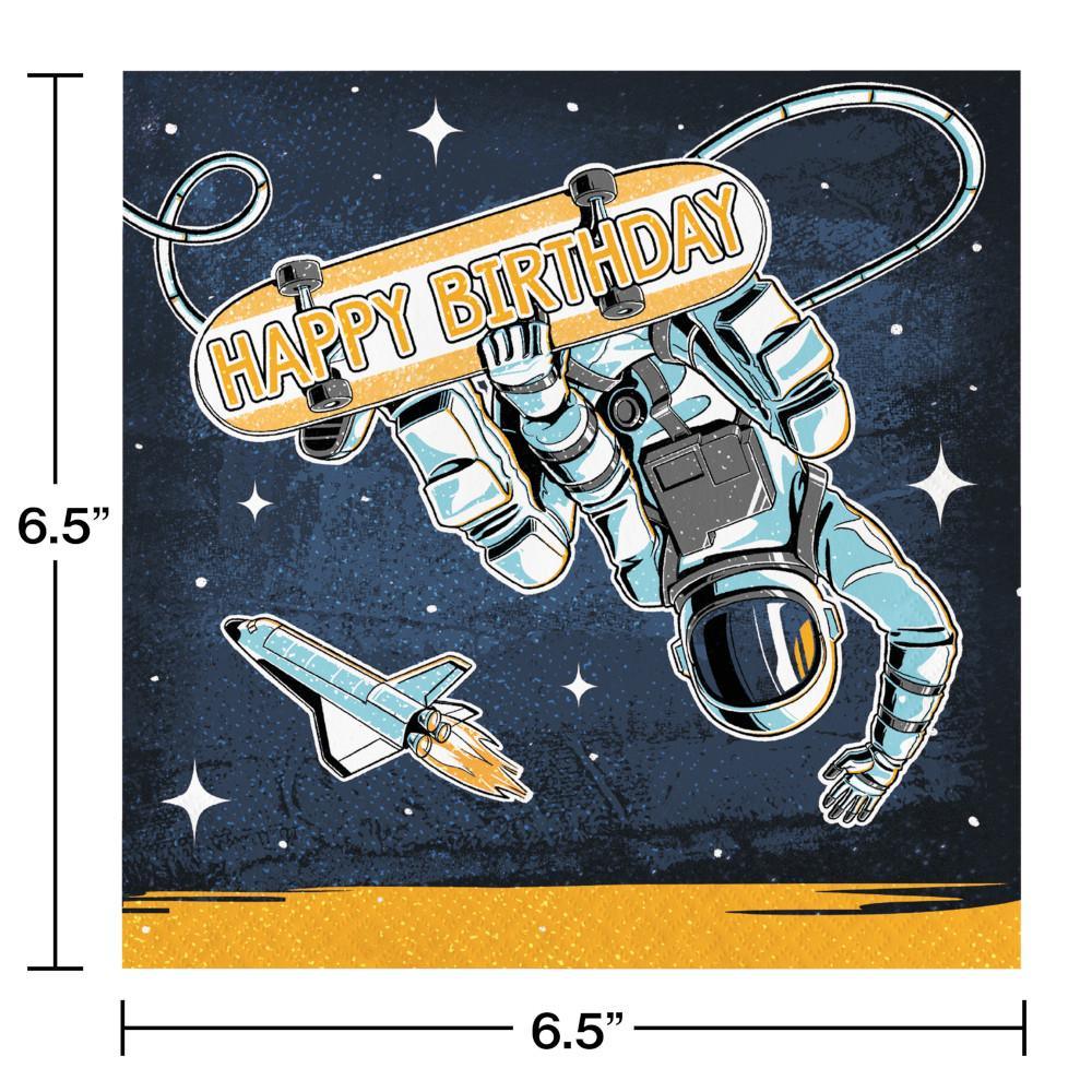 
                  
                    Space Skater Luncheon Napkin 16ct | Amazing Pinatas 
                  
                