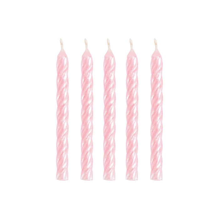 Spiral Iridescent Candles 24ct | Amazing Pinatas 