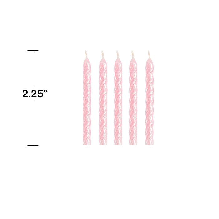 Spiral Iridescent Candles 24ct | Amazing Pinatas 