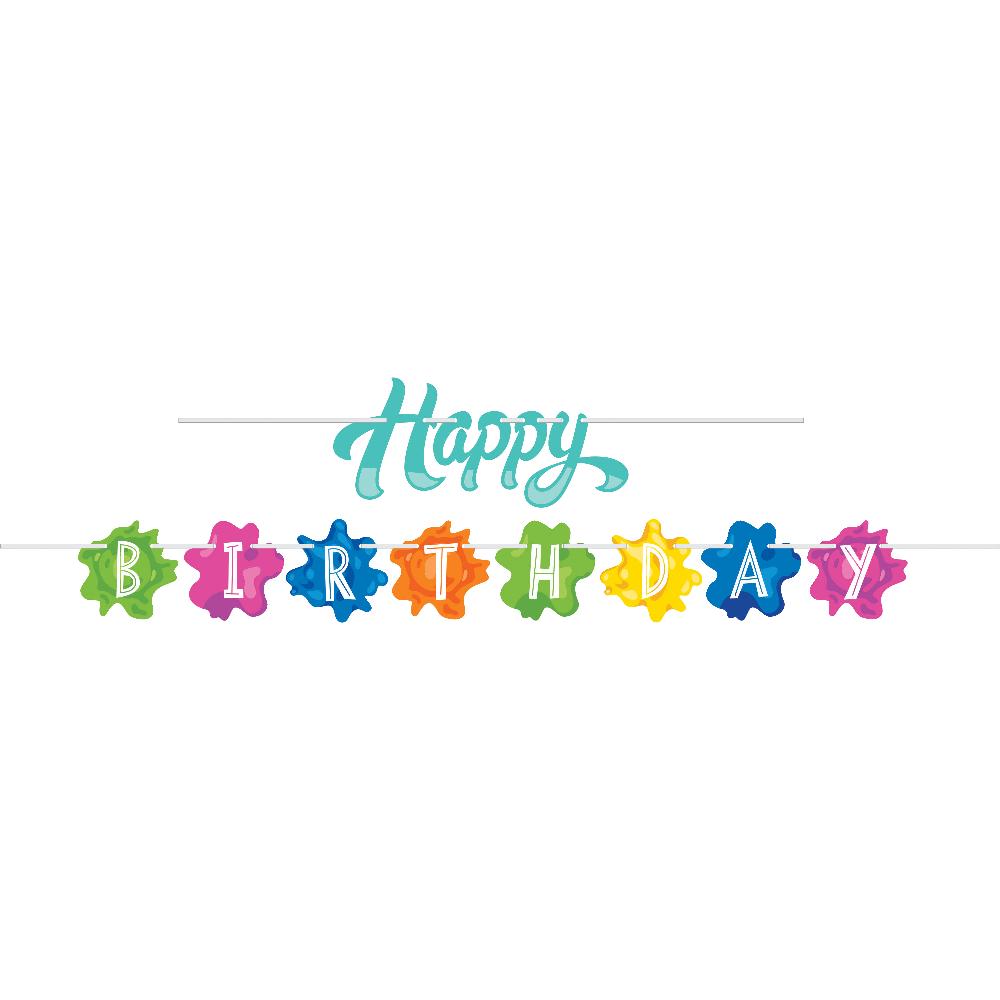 Splatter Banner (2 per Pkg) | Amazing Pinatas 