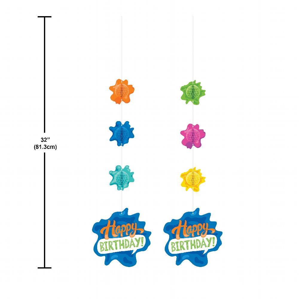 
                  
                    Splatter Hanging Cutouts w/ Honeycomb (2 per Pkg) | Amazing Pinatas 
                  
                