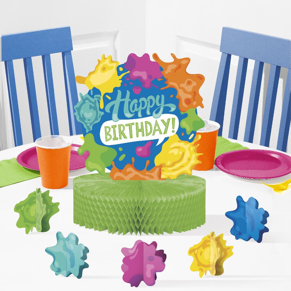 
                  
                    Splatter Honeycomb Centerpiece (1 per Pkg) | Amazing Pinatas 
                  
                