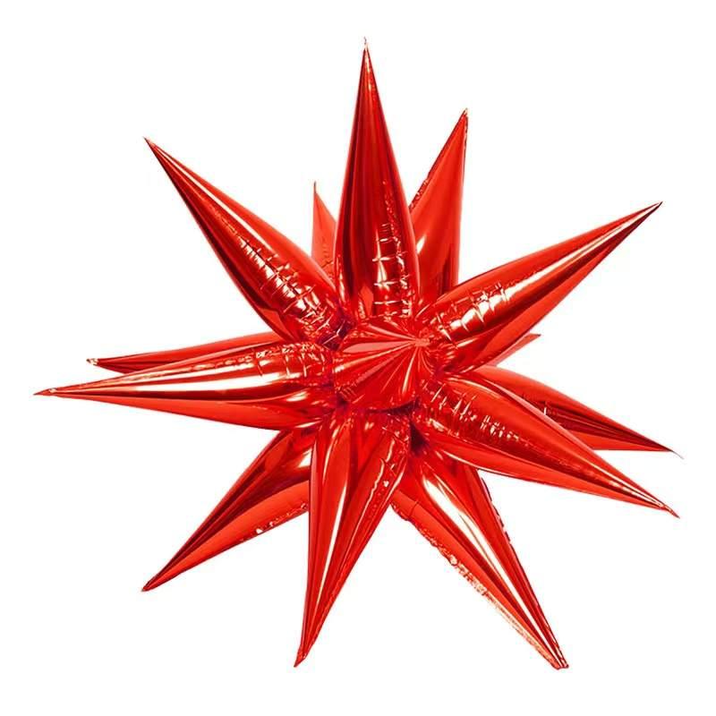 Ellie's Red Starburst Cluster Balloon (26 Inches) | Amazing Pinatas 