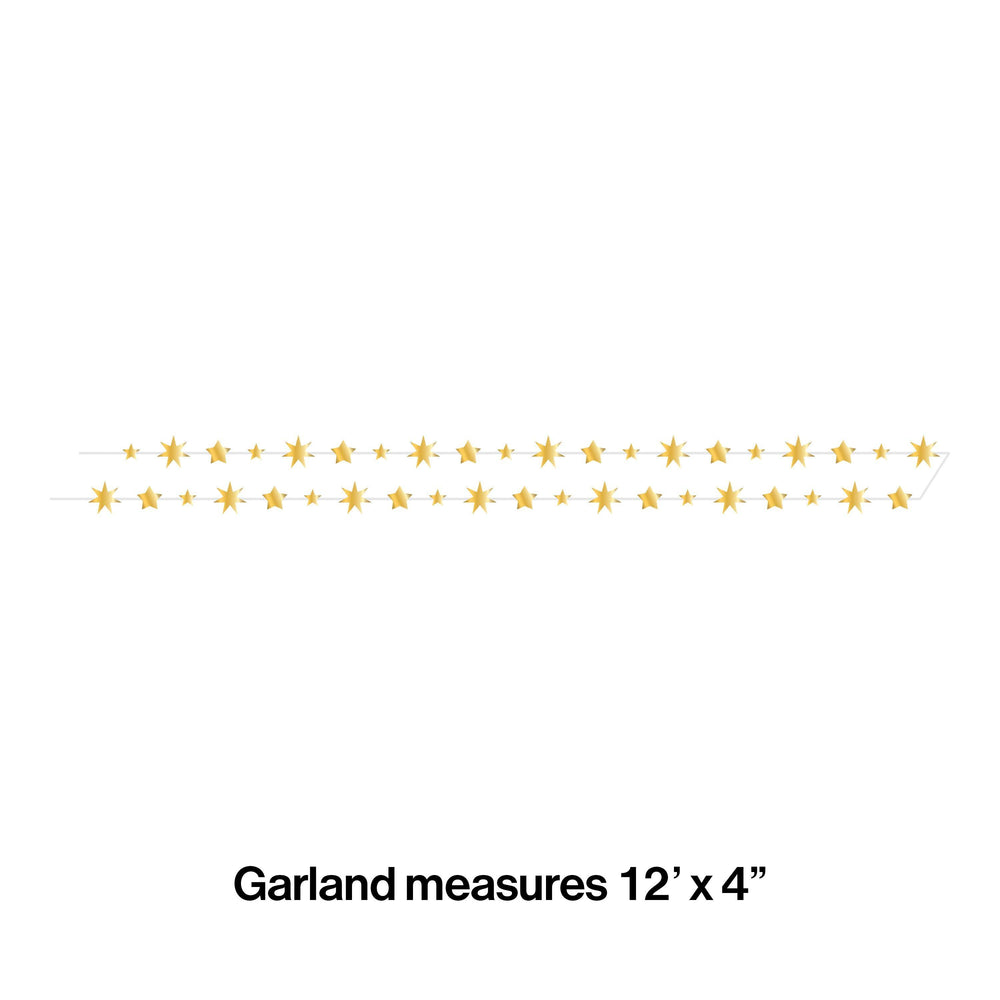 
                  
                    Starry Night Stars Garland, 12ft Foil 1ct | Amazing Pinatas 
                  
                