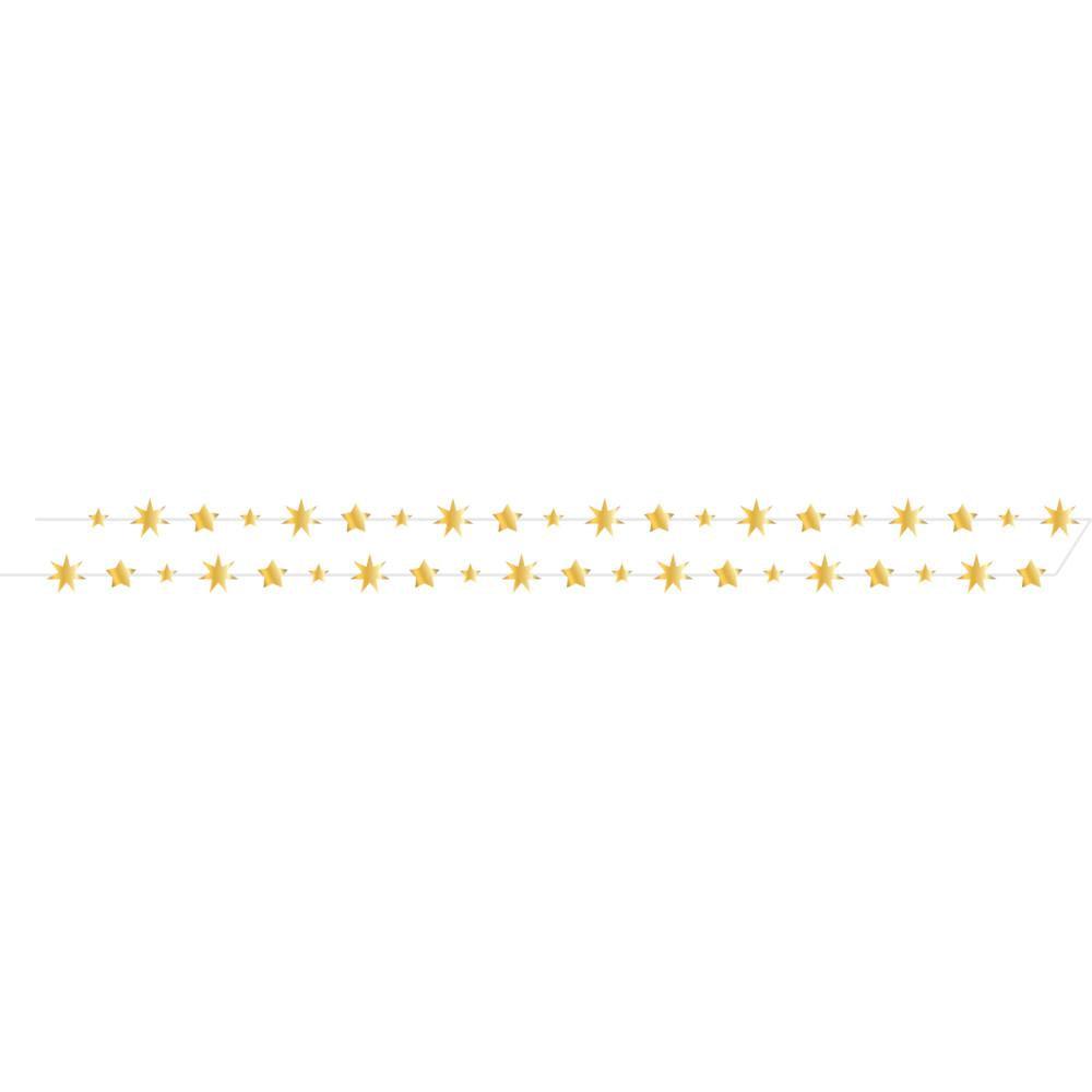 Starry Night Stars Garland, 12ft Foil 1ct | Amazing Pinatas 