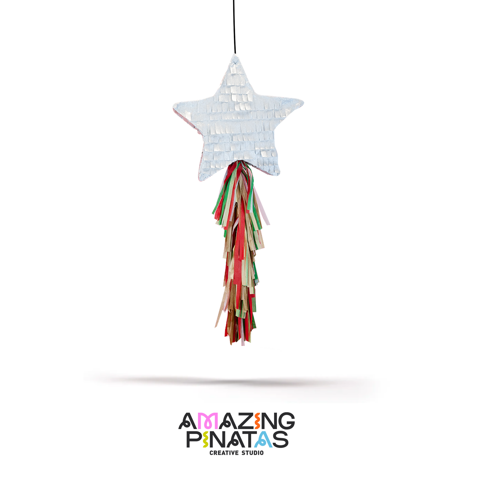 Star Tassel Christmas Hanukkah Holiday Pinata | Red / Gold/ Green Tassel | Amazing Pinatas