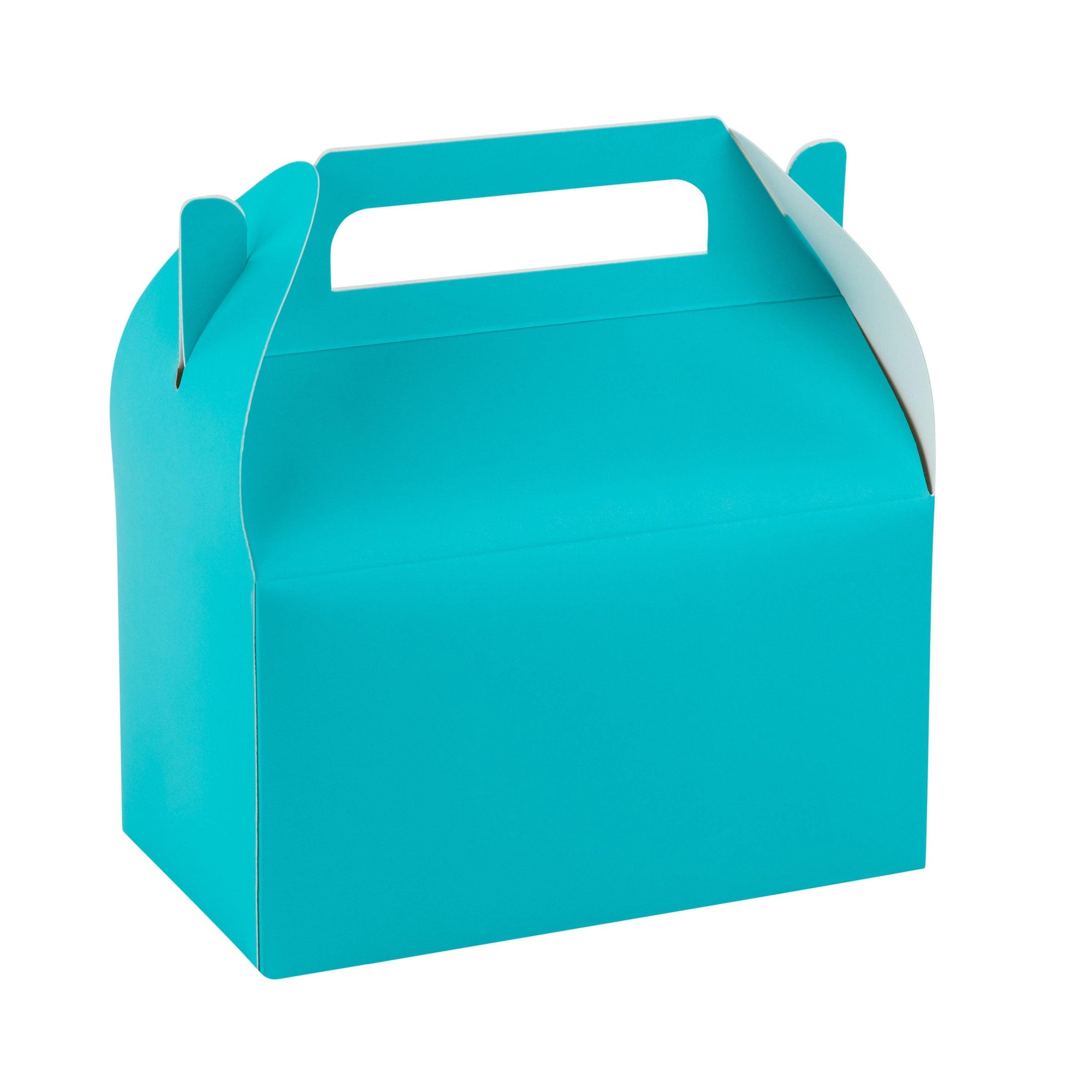 Teal Themed Treat Boxes - Birthday and Party Decor 6.25x3.75x3.5 Inches 20 Pack | Amazing Pinatas 