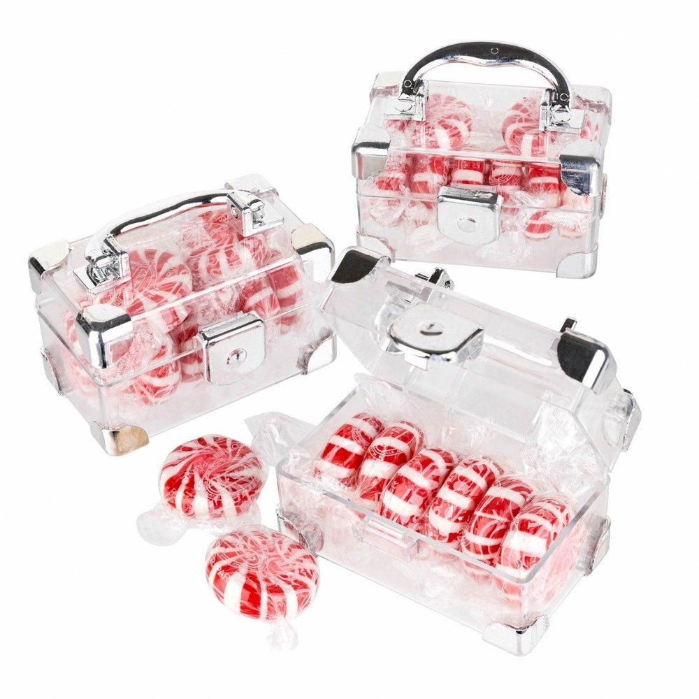 Treasure Chest Box Shaped Acrylic Candy Boxes 16 Pack 2.75"X1.65"X1.57" | Amazing Pinatas 