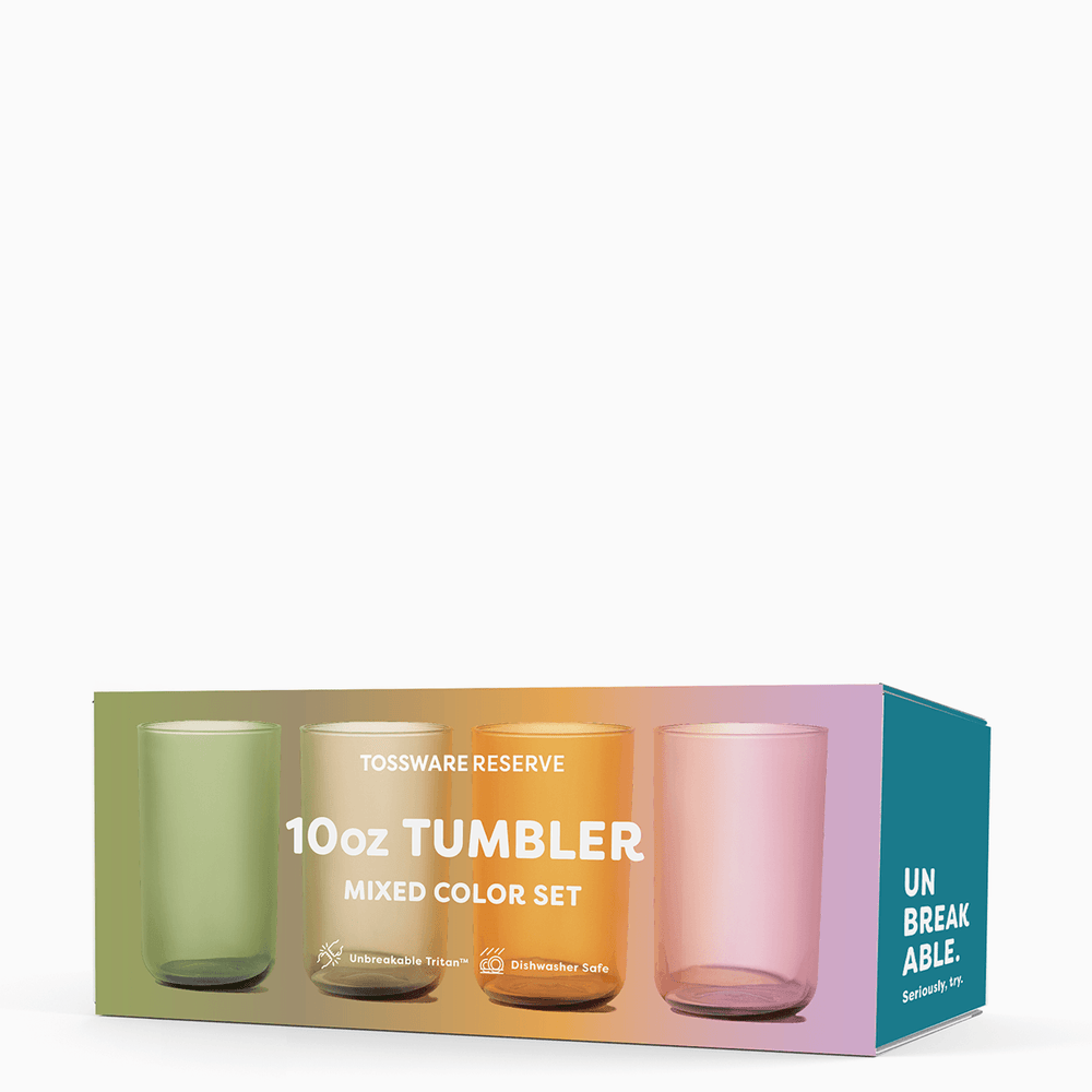 
                  
                    Tumbler Tritan™ RESERVE Copolyester Glasses Set 10oz | Mixed Color Set | Amazing Pinatas 
                  
                