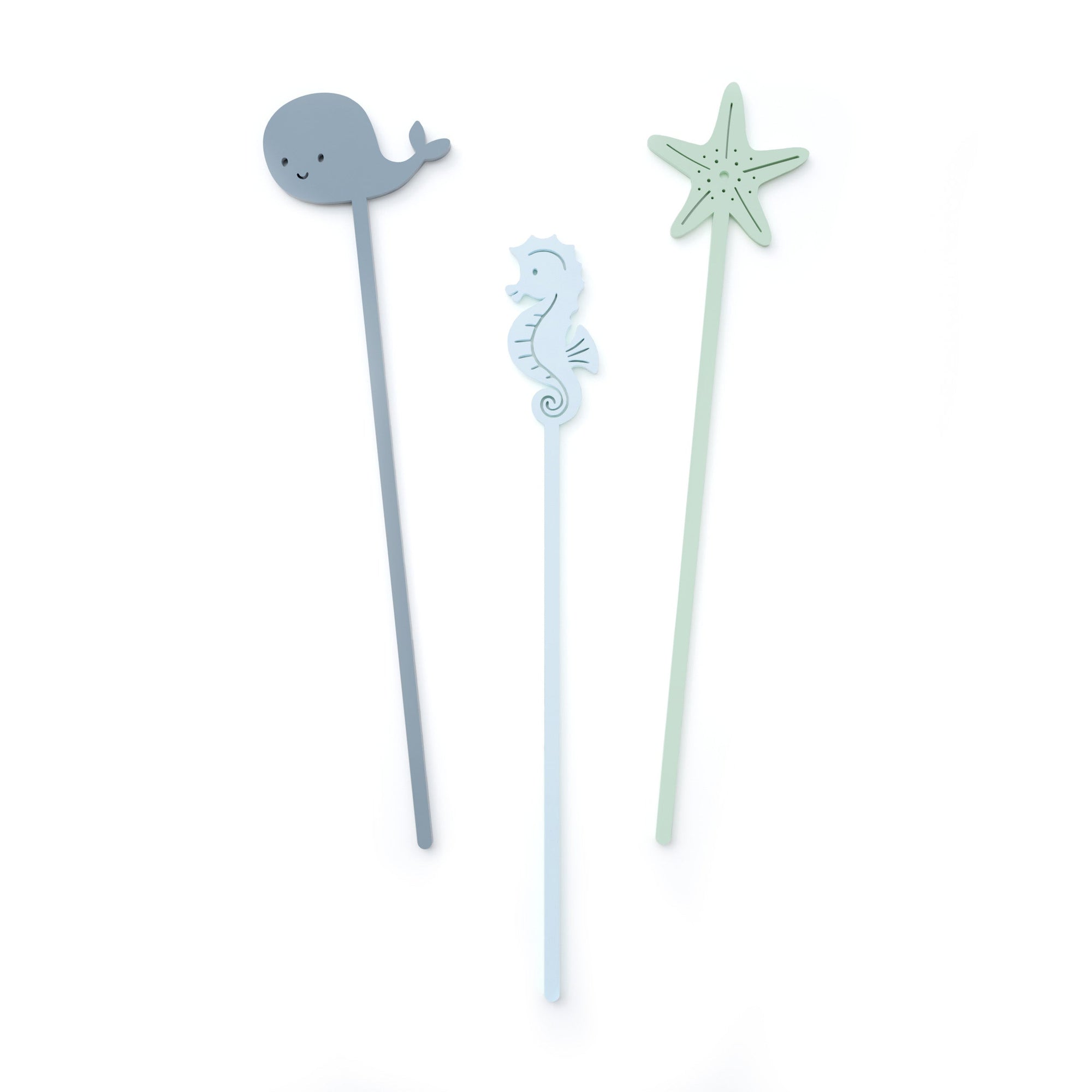 Under the Sea Acrylic Drink Stirrers, Pack of 12 | Amazing Pinatas 