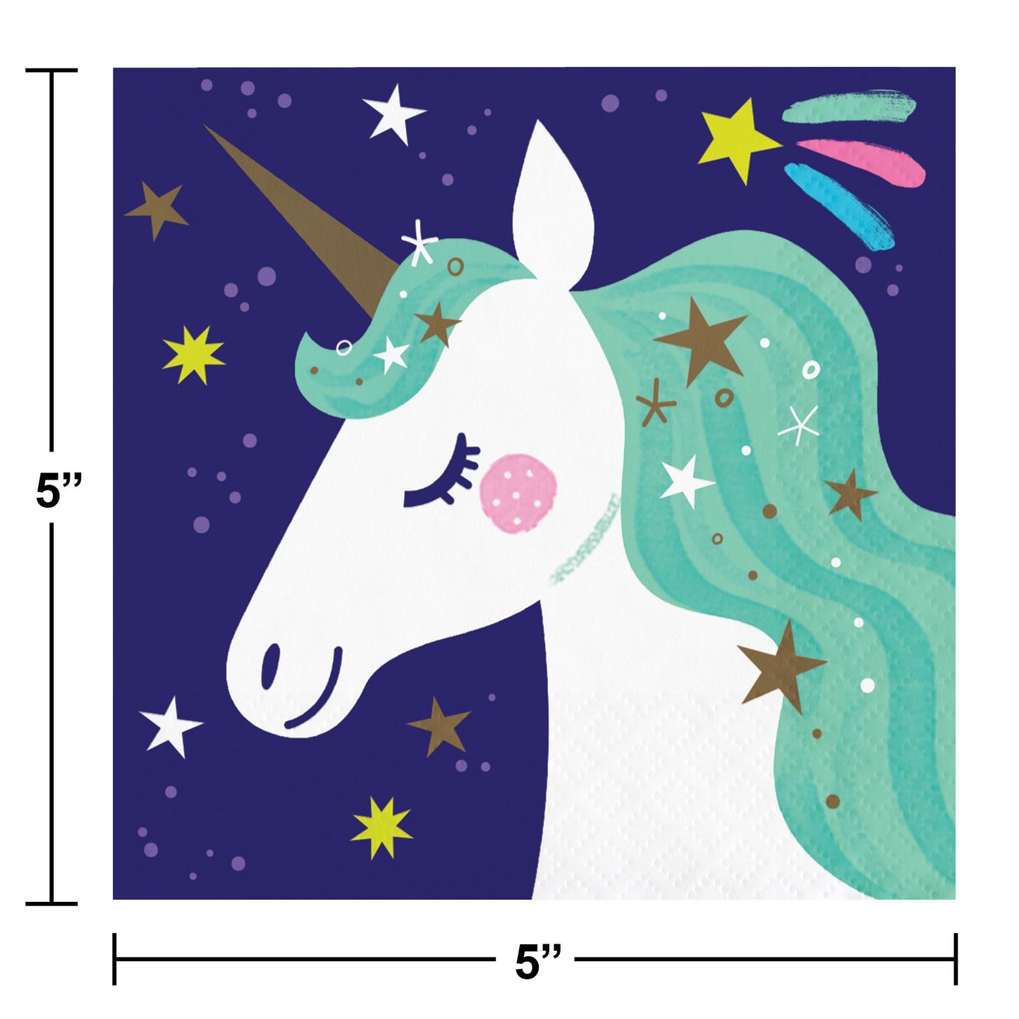 Unicorn Galaxy Beverage 2Ply Napkin (16/Pkg) | Amazing Pinatas 