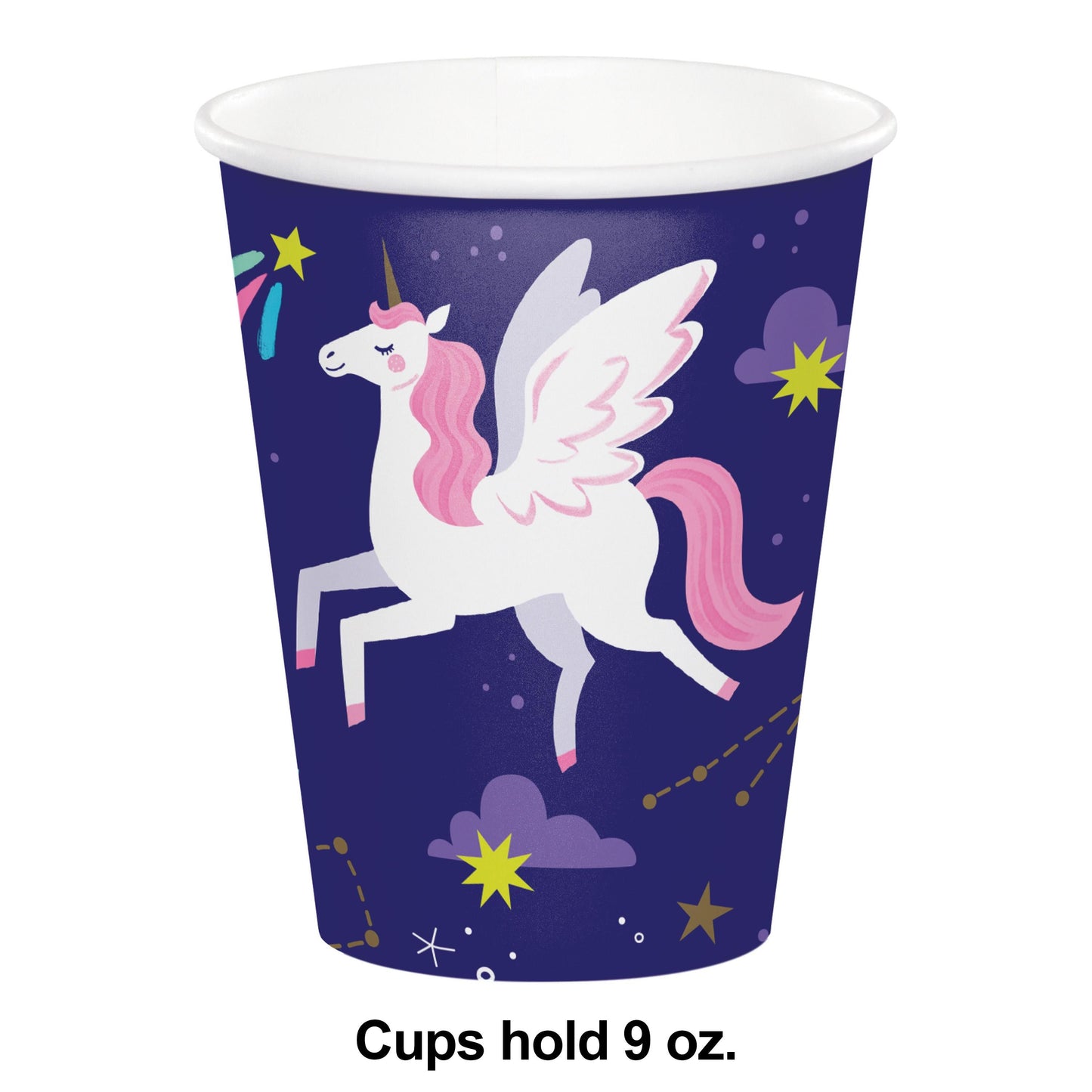 Unicorn Galaxy Hot/Cold Cup 9oz. (8/Pkg) | Amazing Pinatas 