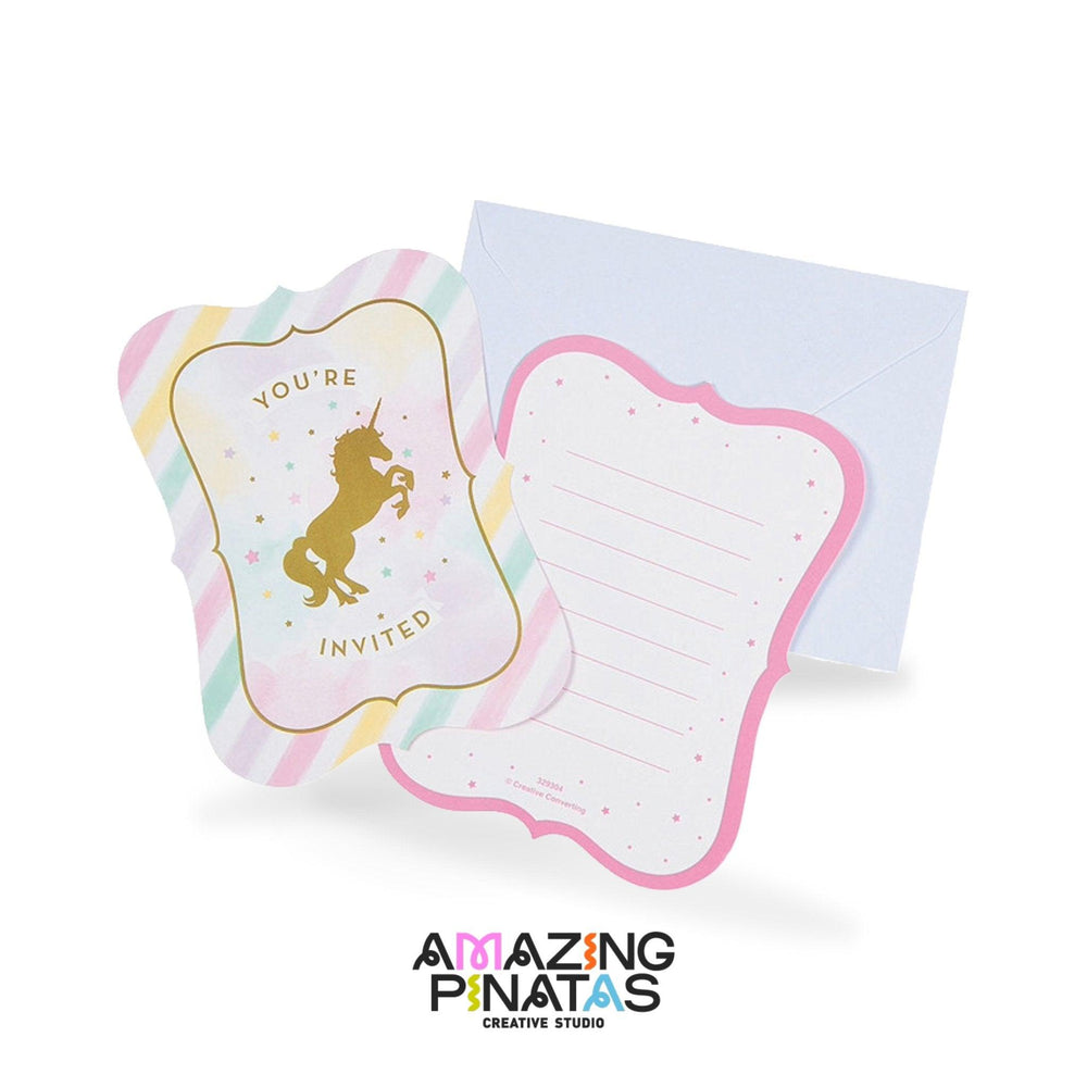 Unicorn Invitations | Amazing Pinatas
