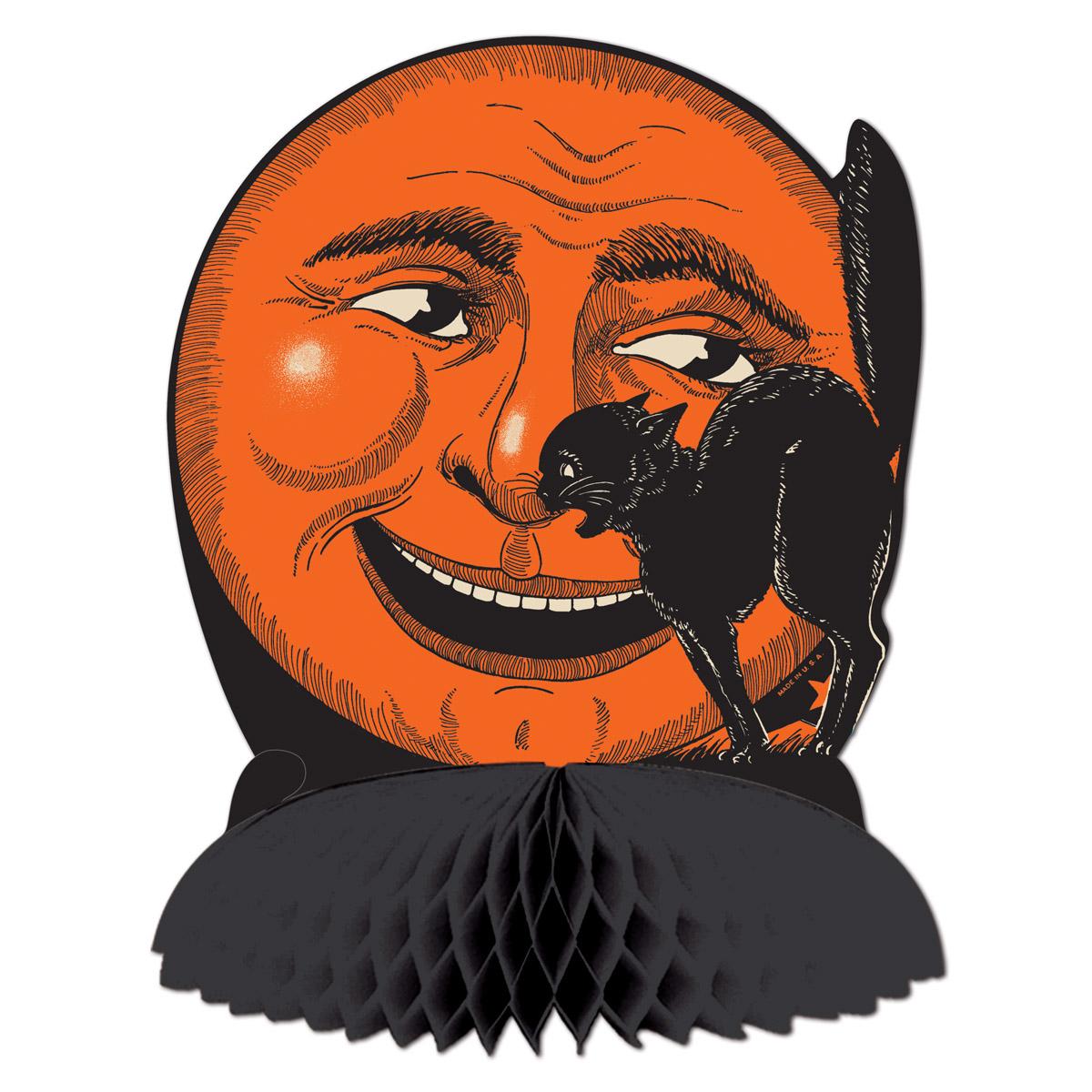 Vintage Halloween Cat & Moon Centerpiece | Amazing Pinatas 