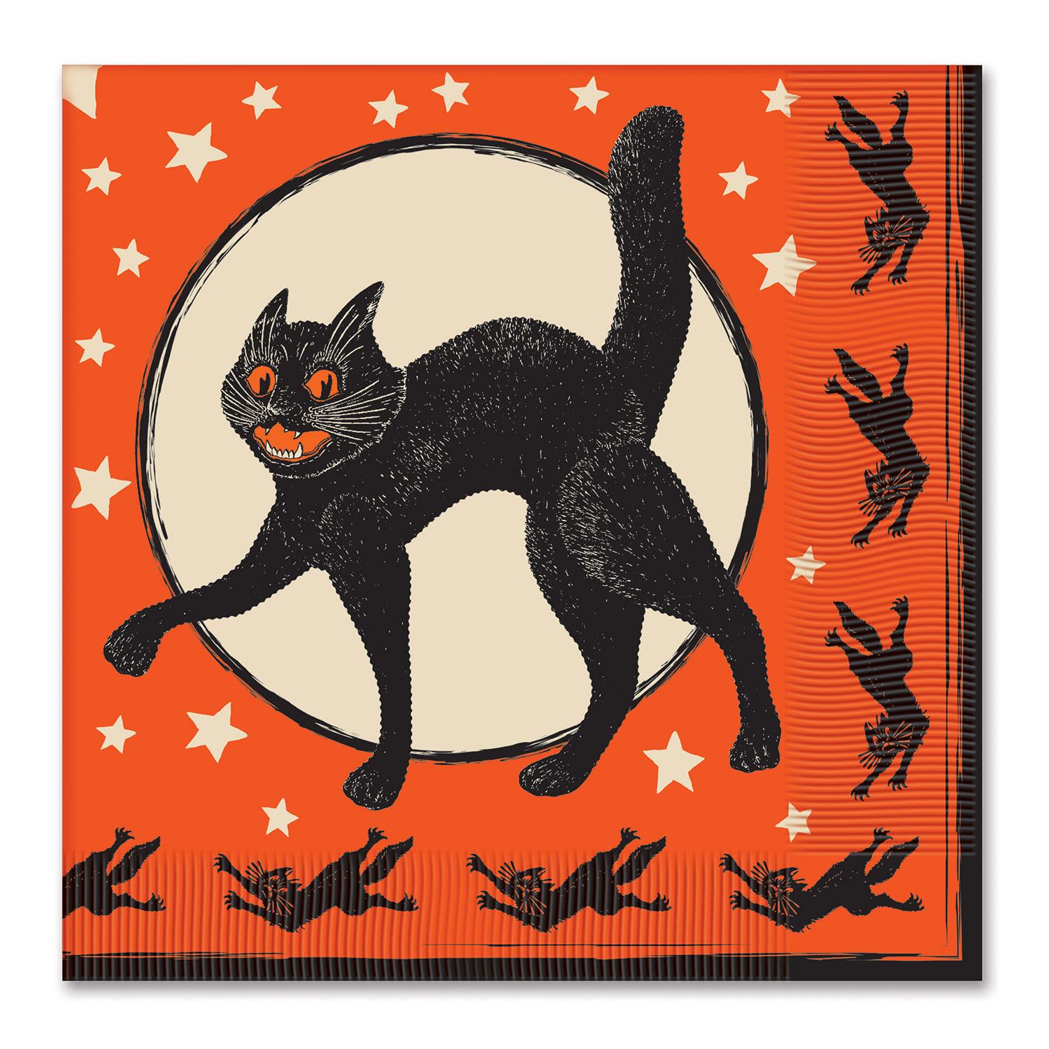 Vintage Halloween Luncheon Napkins (16 per Package) | Amazing Pinatas 