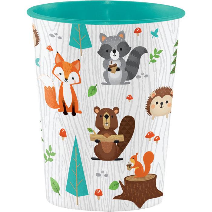 Wild One Woodland 16 Oz Plastic Cup | Amazing Pinatas 