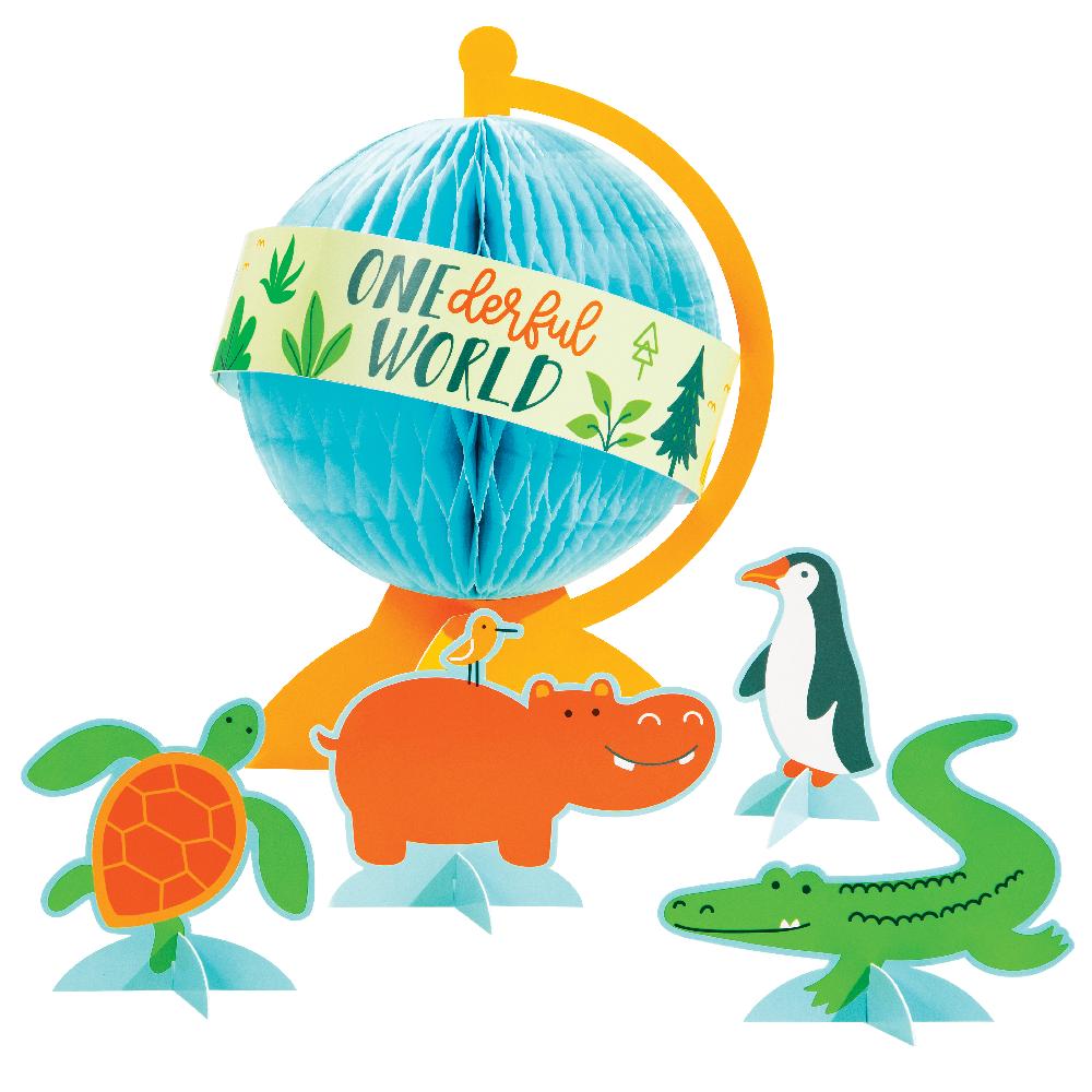 
                  
                    World Adventure Honeycomb Centerpiece (1 per Pkg) | Amazing Pinatas 
                  
                