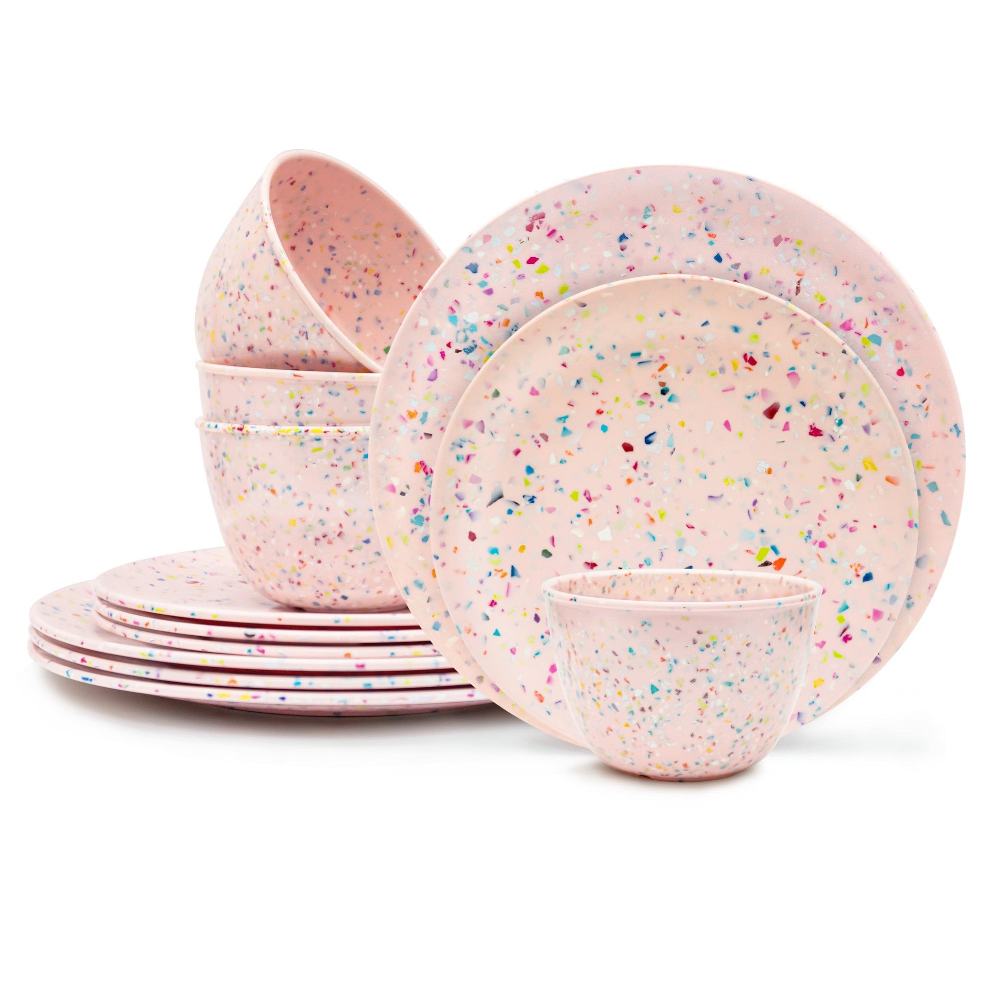 Confetti 12 Piece Dinnerware Set | Amazing Pinatas 