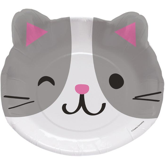 
                  
                    Purr-Fect Cat Party Shaped Plate 9" Assorted Kittens, 8 ct
                  
                